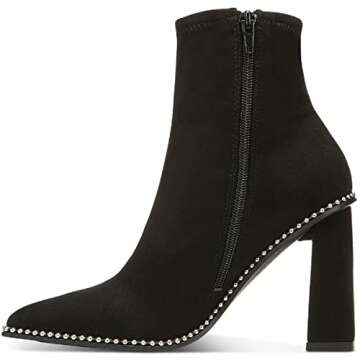 Stylish Bar III Women's Laynee Faux Suede Booties Black 9.5