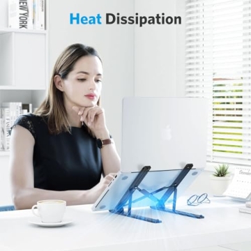OMOTON Ergonomic Portable Laptop Stand - 7 Adjustable Levels
