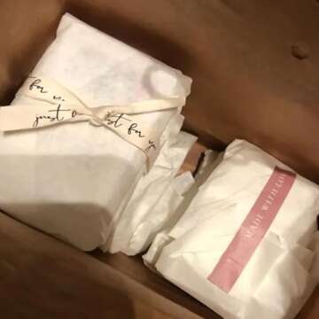 10 Yards Just for You Natural Cotton Ribbon for Crafting Sewing, 3/5 Inch Herringbone Twill Tape Ribbons for Gift Wrapping, Birthday Wedding Valentines Ribbons for Hair Bow Accessories