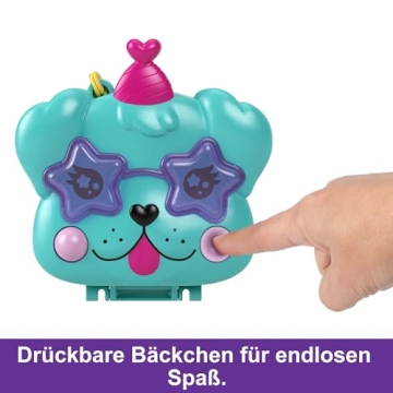 Polly Pocket Doggy Birthday Bash Playset with Accessories