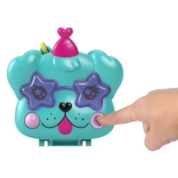 Polly Pocket Doggy Birthday Bash Playset with Accessories