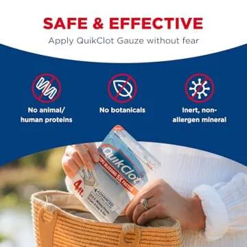 QuikClot Gauze - Fast Bleeding Control for Emergencies