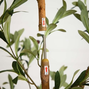 Nearly Natural 7FT Tall Olive Tree for Home Decor