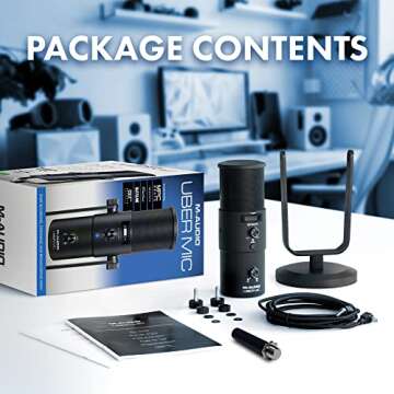 M-Audio Uber Mic | Professional USB Microphone With Switchable Polar Patterns and Integrated Headphone Output