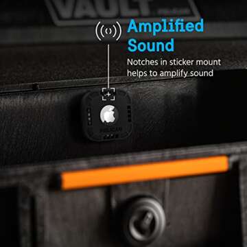 Pelican Protector 4Pack AirTag Holder - Air Tag Case with 3M Adhesive Sticker - Rugged Shockproof AirTag Cover - Hidden Air Tag Holder Stick On Mount for Travel Luggage Bike Car Remote - Multicolor