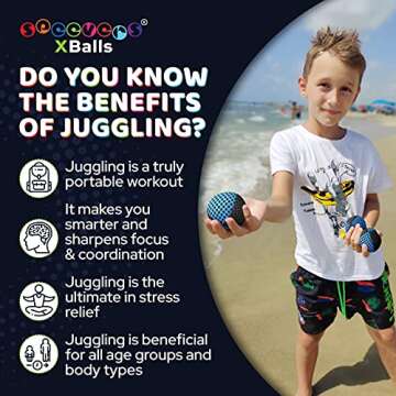 Speevers Juggling Balls Set - Perfect for Beginners & Pros