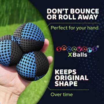 Speevers Juggling Balls Set - Perfect for Beginners & Pros