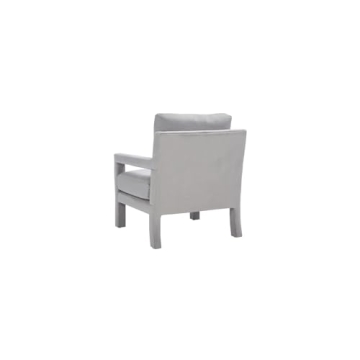 SAFAVIEH Kye Mid-Century Modern Grey Velvet Accent Chair