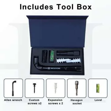 Arcus Home Round Mirror,24 Inch Frameless Circle Mirror, Wall Mirror for Bathroom, Bedroom, Living Room, Vanity, Entryway, for Modern Minimalist Farmhouse Home Decor