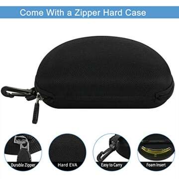 xaegistac Tactical Eyewear 3 Interchangeable Lenses Outdoor Unisex Shooting Glasses (Green Frame)