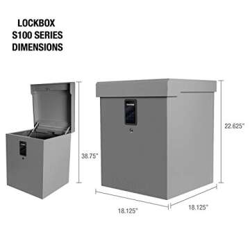 CleverMade Secure LockBox S100 for Safe Package Delivery