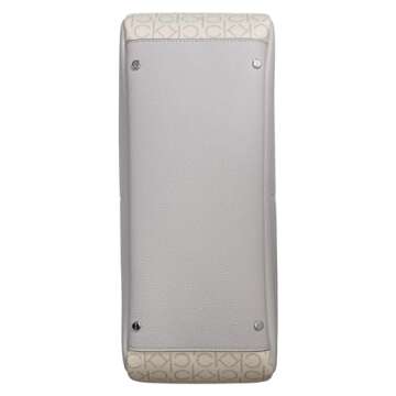 Calvin Klein Zoe Tote, Dove/White/Vanilla/Khaki, One Size