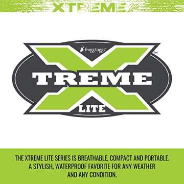 FROGG TOGGS Women's Standard Xtreme Lite Packable Waterproof Breathable Rain Jacket, Contour White, Medium