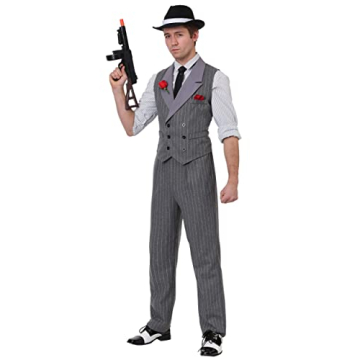 Men's 1920s Ruthless Gangster Costume for Events