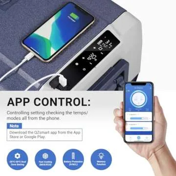 BODEGACOOLER 12V Portable Refrigerator with Dual Zone