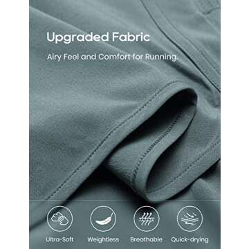 CRZ YOGA Athletic Shorts for Women High Waisted Flowy Ruffle Skirt Overlay for Workout Running Tennis with Zip Pocket Grey Sage Small