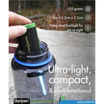 SteriPEN Adventurer Opti UV Water Purifier for Safe Water