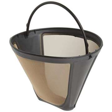 Cuisinart GTF Gold Tone Coffee Filter, 10-12 Cup Cone, Burr Mill