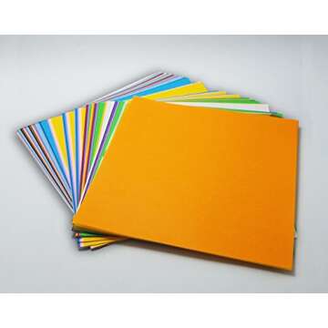 Taro's Premium Origami Paper - 500 Sheets, 23 Colors