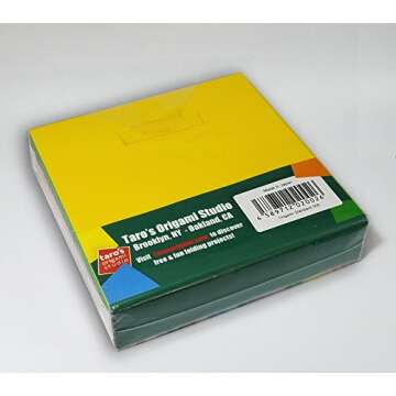 Taro's Premium Origami Paper - 500 Sheets, 23 Colors