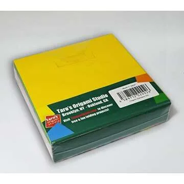 Taro's Premium Origami Paper - 500 Sheets, 23 Colors