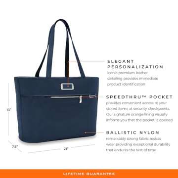 Briggs & Riley Traveler Tote Bag, Navy