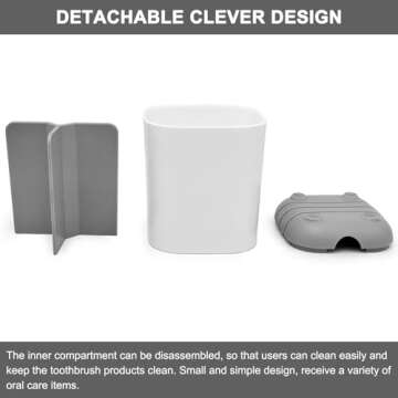 Multi-functional Toothbrush Holder - Easy to Clean & Durable