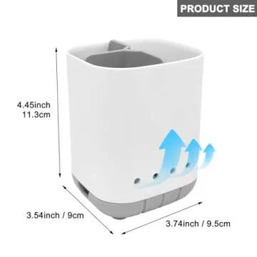 Multi-functional Toothbrush Holder - Easy to Clean & Durable
