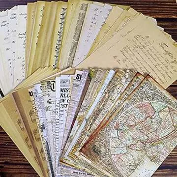 150Pcs Vintage Journaling Scrapbooking Papers Vintage Journaling Supplies Craft Kits for Junk Journal Bullet Journal Planners Aesthetic Room Decor Decoupage Stationary Art Collage Photo Frame