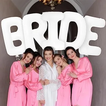 KatchOn Giant Bride Balloons | 40 Inch Bachelorette Decorations