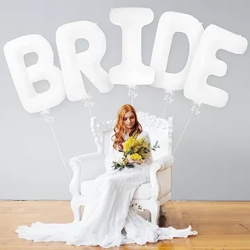 KatchOn Giant Bride Balloons | 40 Inch Bachelorette Decorations
