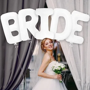 KatchOn Giant Bride Balloons | 40 Inch Bachelorette Decorations