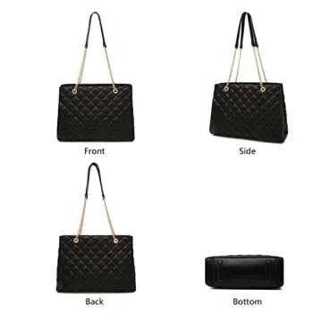 Stylish FOXLOVER Tote Handbags for Women - Versatile & Durable