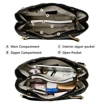 Stylish FOXLOVER Tote Handbags for Women - Versatile & Durable