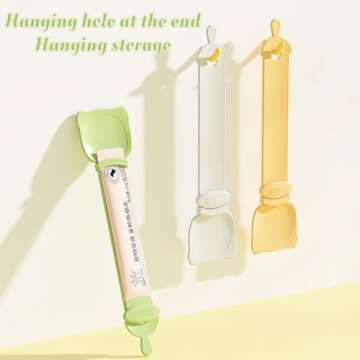 2PCS Cat Strip Feeder, Cat Strip Squeeze Spoon, Cat Claw Shaped Cat Food Can Spoon, Multifunctional Lickable Wet Cat Treat Dispenser for Cat Liquid Snack Cat Feeding Food Storage(Orange)