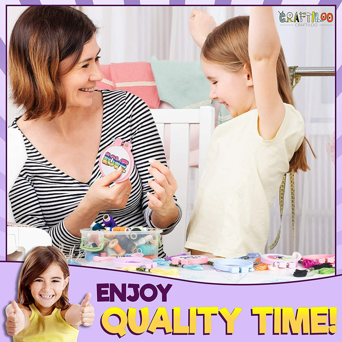 Embroidery Kits for Beginners - Stamped & Easy