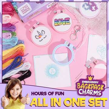 Embroidery Kits for Beginners - Stamped & Easy