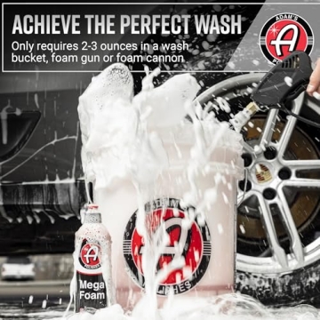 Adam’s Mega Foam Shampoo for Ultimate Car Care