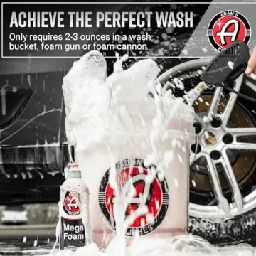 Adam’s Mega Foam Shampoo for Ultimate Car Care