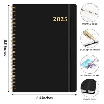 2025 Weekly and Monthly Planner for All Needs - A5
