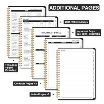 2025 Weekly and Monthly Planner for All Needs - A5