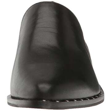 Sam Edelman Women's Lewellyn Shoe - Chic and Comfortable Black Leather Mules for Everyday Elegance