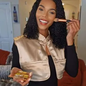 MONII Hair & Makeup Cape - Cotton & Satin, Anti-Frizz, Water Absorbent, Dry with Ease, Comfort & Protection for Self-Care