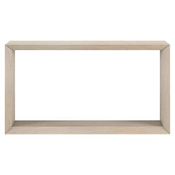 Henn&Hart 55" Console Table - Elegant Alder White Design