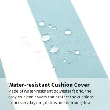 LebenLiebe Outdoor Seat Cushions Set - Stylish Comfort