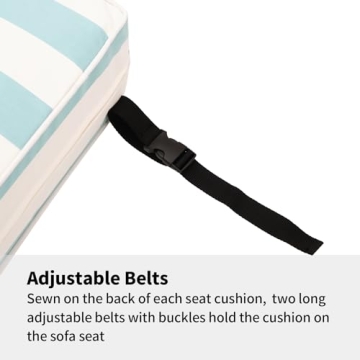 LebenLiebe Outdoor Seat Cushions Set - Stylish Comfort