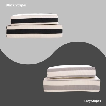 LebenLiebe Outdoor Seat Cushions Set - Stylish Comfort