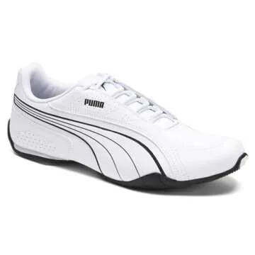 PUMA Mens Redon Bungee Lace Up Sneakers Shoes Casual - White - Size 12 M
