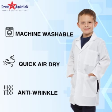 Dress Up America Kids Lab Coat - Perfect for Science Play