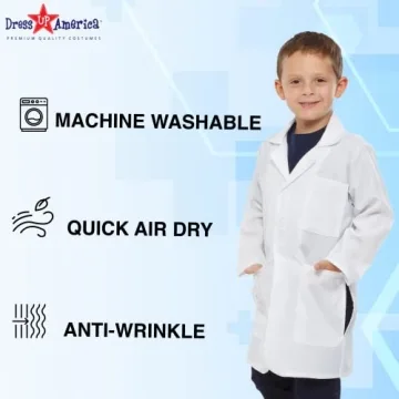 Dress Up America Kids Lab Coat - Perfect for Science Play